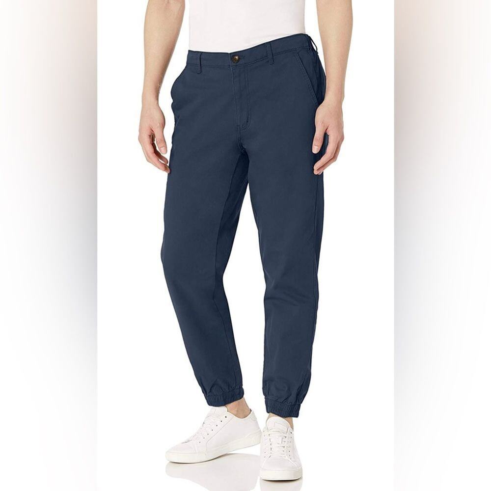 Amazon Essentials  Jogger Pants Size XXL Straight-Fit Navy Blue (482)